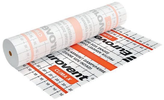 Vahvistettu höyrynsulkumuovi Vahvistetun höyrynsulkumuovin asennus